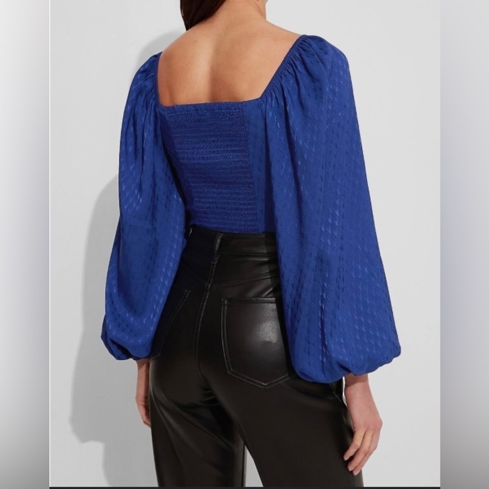 Express Satin Jacquard Tie Front Thong
Bodysuit - Picture 3 of 5